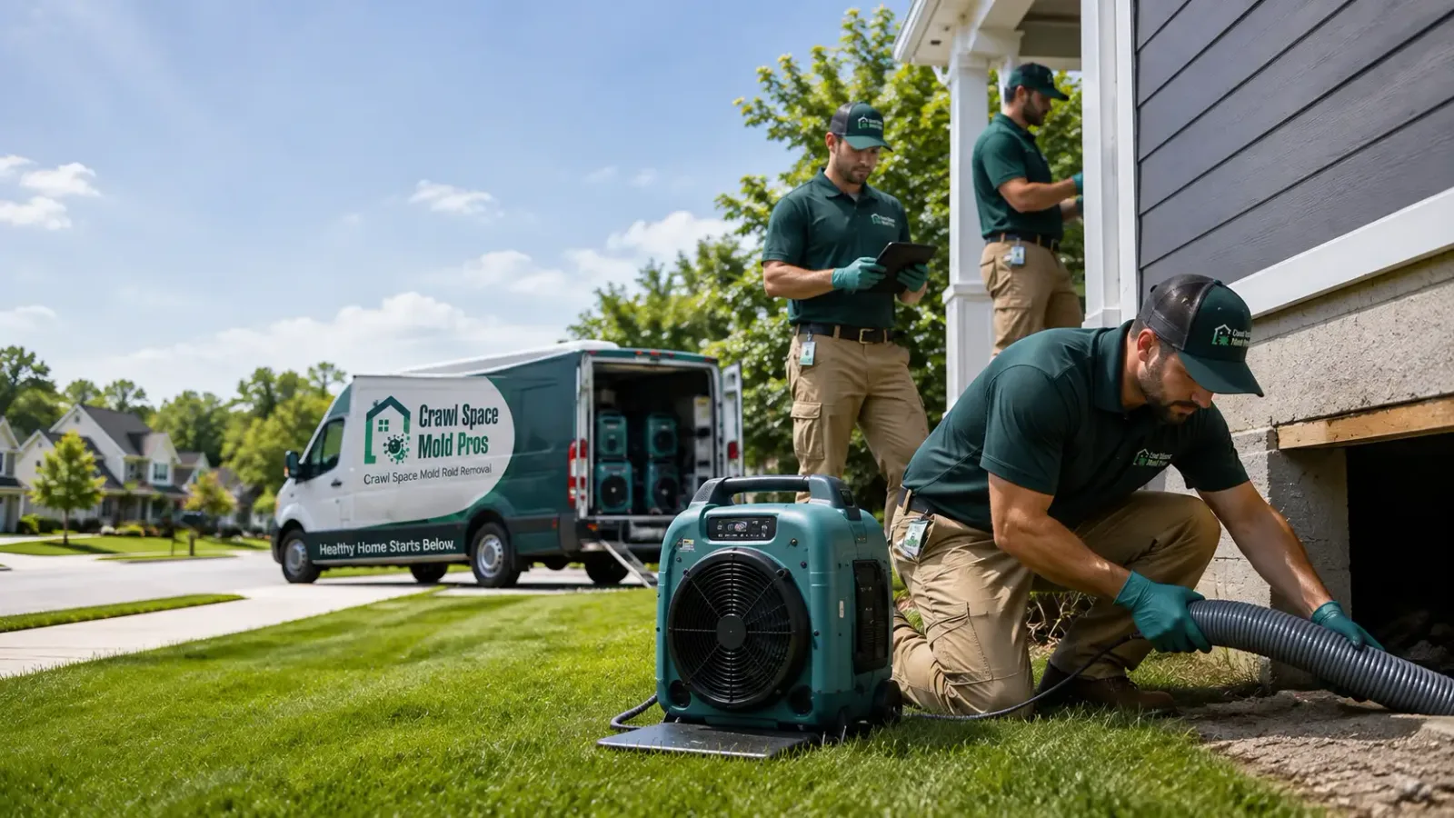 Crawl Space Mold Removal in Battleboro, NC